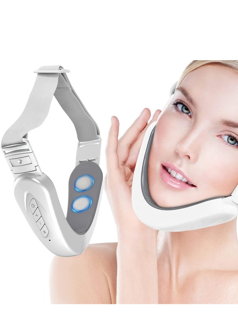 RATSAW - Double Chin Reducer Machine Electric V-Face Shaping Beauty Belt Portable Electric Face Lift Intelligent Lifting Firming Facial Massager Electric Double Chin Eliminator - Image 1