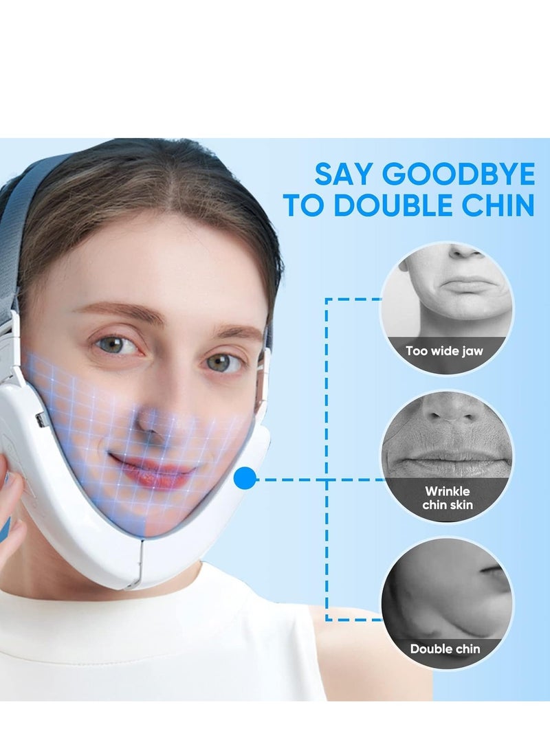 RATSAW - Double Chin Reducer Machine Electric V-Face Shaping Beauty Belt Portable Electric Face Lift Intelligent Lifting Firming Facial Massager Electric Double Chin Eliminator - Image 1