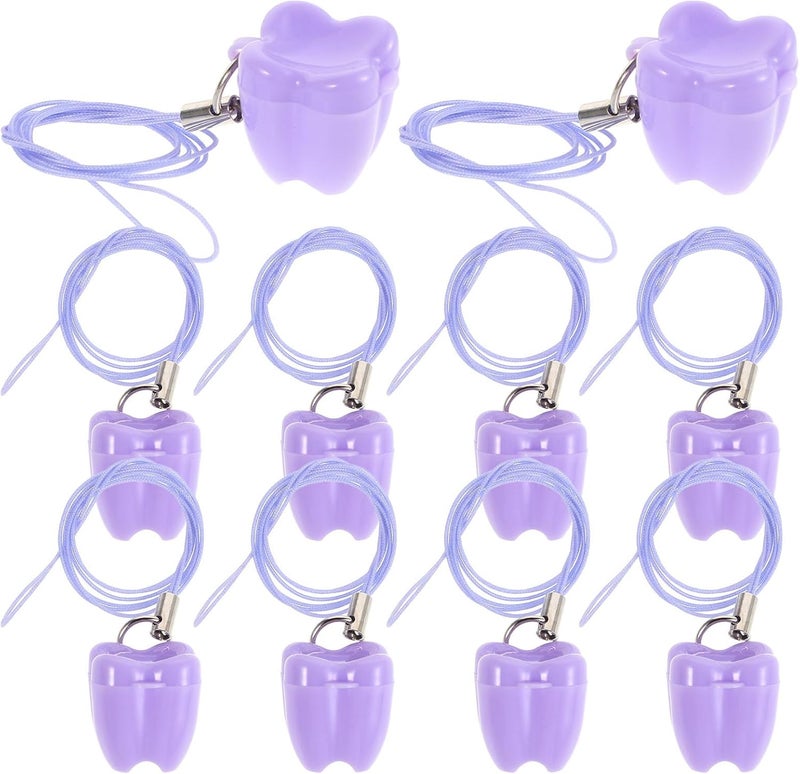 Bug proof seal 10pcs Teeth Keepsake Box and Boys Mini Deciduous Tooth Holder with Lanyard Memory Collection Compact trendy practical build Light sturdy raw material Comfort grip Regional central warehouse stock Globally selected raw material Wide range usage design Light & heavy use compatible Upgraded general grade quality Upgraded simple practical design Market diverse application fit Care processed raw material General purpose design Low wear optimized build Simple practical structure Varied dimensions Space saving Narrow & wide space compatible Global sizing options Global simple assemble options Economical varied design options Low wear optimized design Major city pickup option High strength upgraded material Daily use improved quality - Image 1