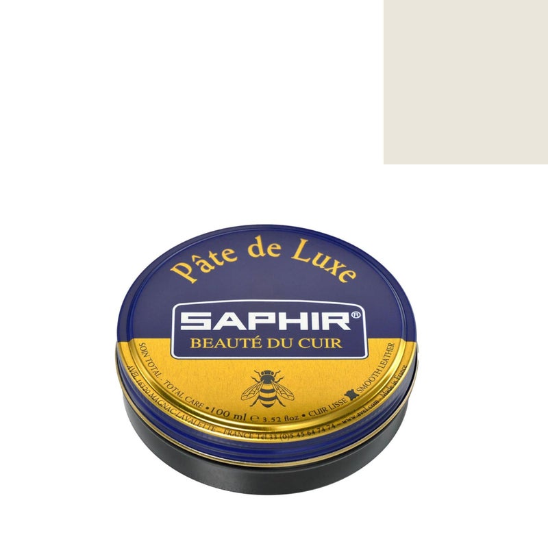 Saphir Shoe Polish Pate de Luxe 50ml Tin - Made in France - Neutral - Image 1