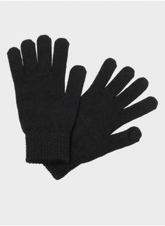 JACK & JONES Logo Print Knitted Gloves  - Image 1