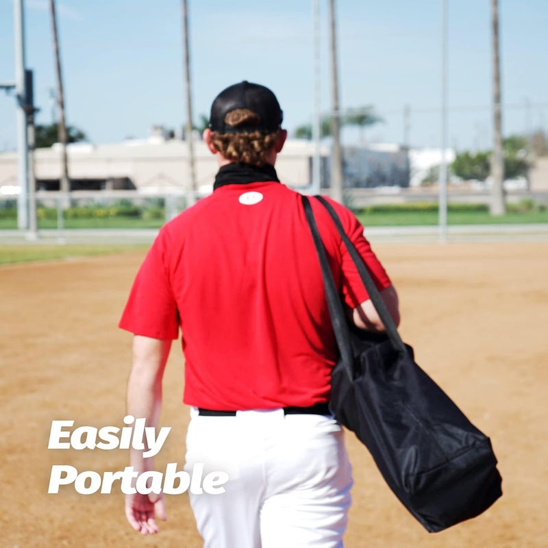 ZELUS 7x7ft Baseball Net, Baseball Softball Practice Net with Tee, Baseballs and Carry Bag for Batting Hitting and Pitching - Image 5