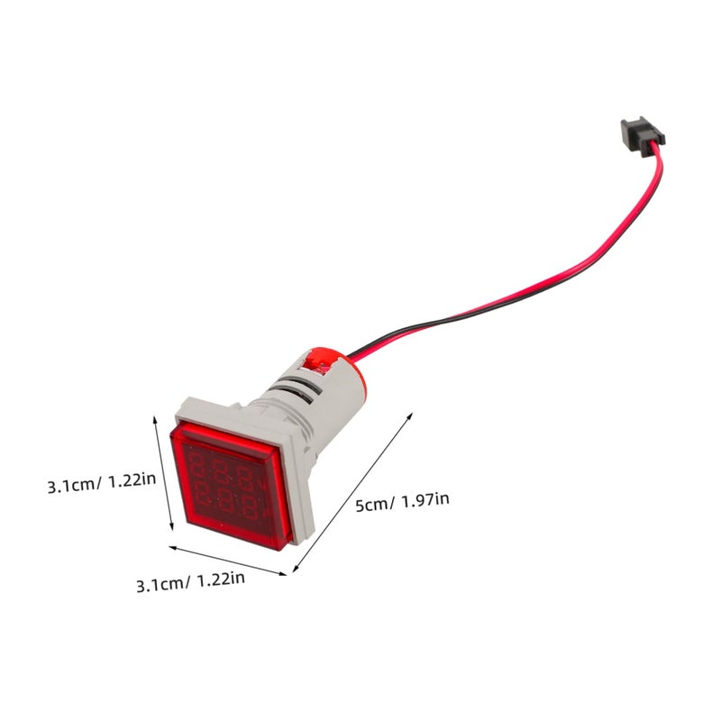 Digital Voltmeter Multimeter Tester 500V with Indicator Light for Electricians - Image 3