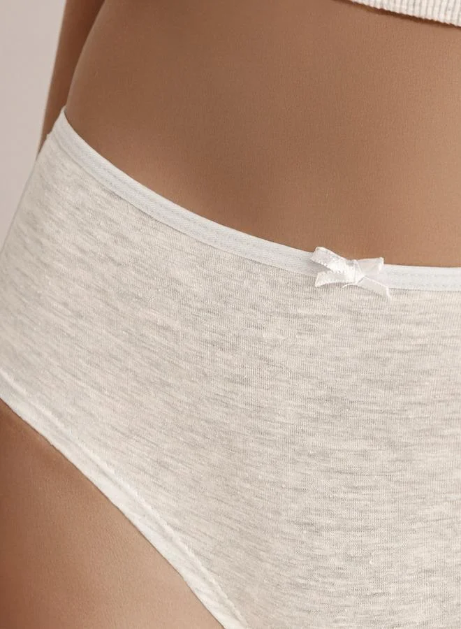 Aadaraya  Set of 5 - Briefs with Bow for Women | Best Price UAE