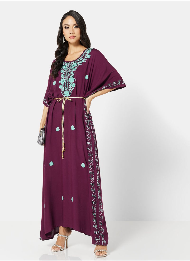 ARABIAN CLOSET EMBROIDERED KAFTAN  - Image 3