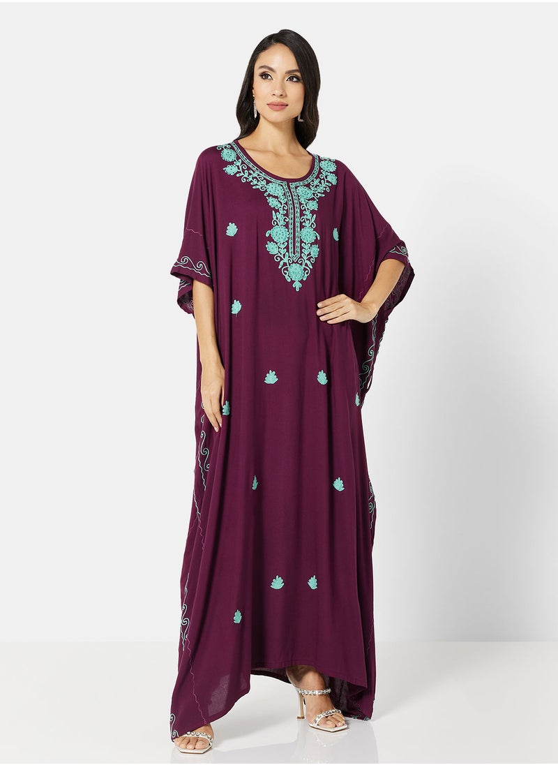ARABIAN CLOSET EMBROIDERED KAFTAN  - Image 5