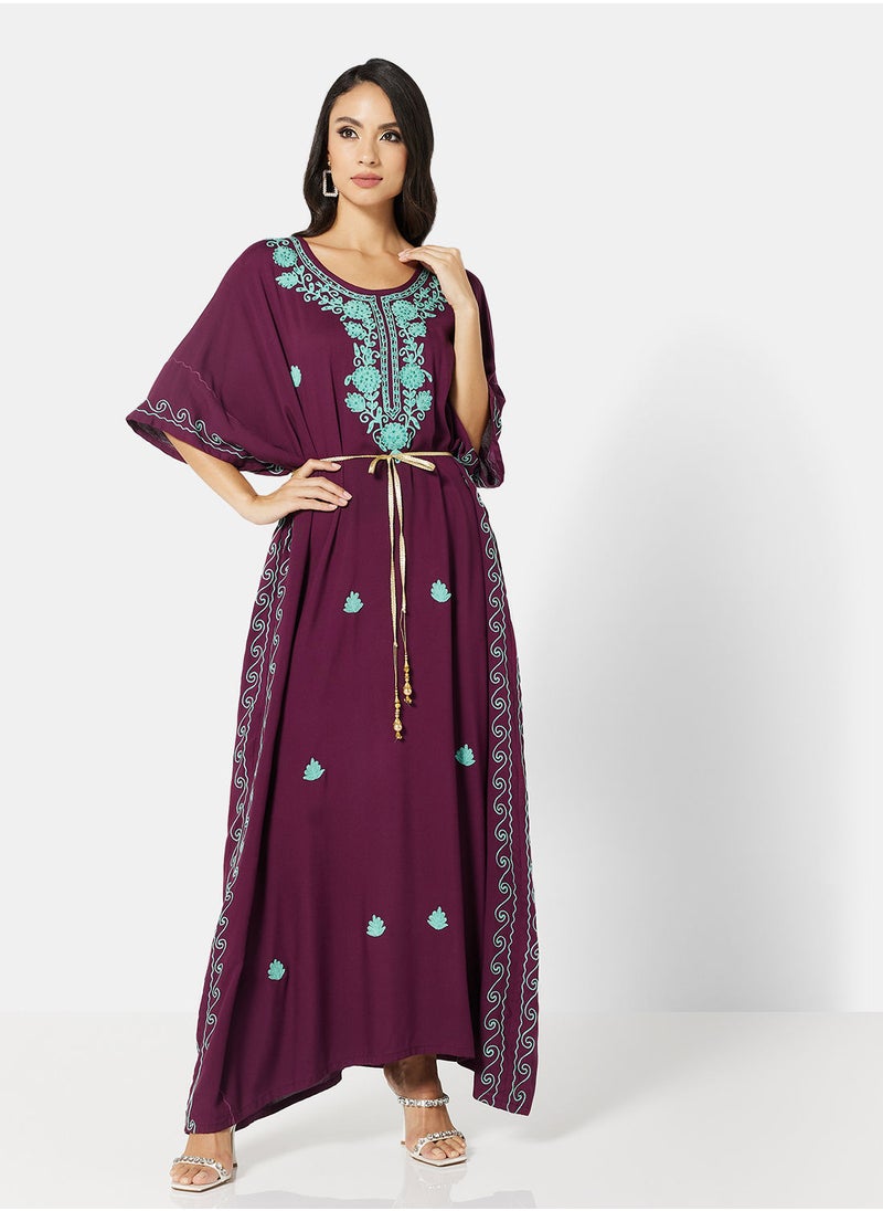 ARABIAN CLOSET EMBROIDERED KAFTAN  - Image 1