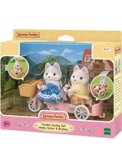 Slyvanian Family Sylvanian Families Tandem Bicycle and Haskies - ESF5637 R  - Image 1