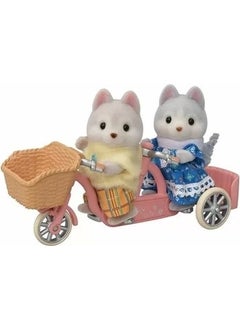 Slyvanian Family Sylvanian Families Tandem Bicycle and Haskies - ESF5637 R  - Image 2