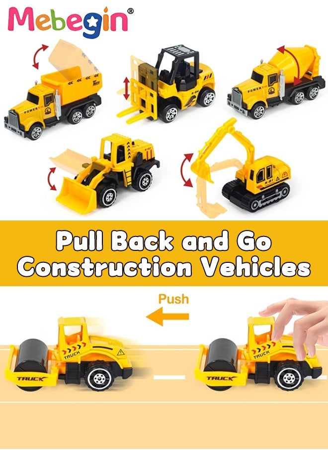 MEBEGIN Construction Sand Playset with Storage Box, Beach Sand Toys Kit with 2.2lbs Magic Sand, 6PCS Diecast Construction Trucks Toys, 12 Molds and Play Sand Tools, Creative Fun Sensory Toys, Suitable for Family Activities, Beach and Indoor Activities, Easy to Clean and Storage  - Image 5