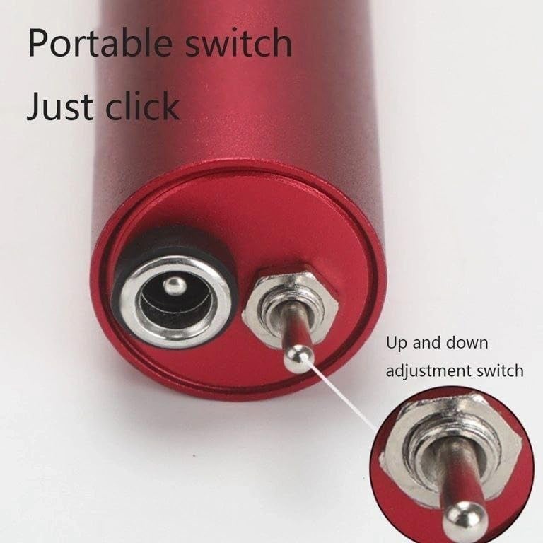 Mishrit Micro Electric Portable Hand Drill Set, Mini Pin for Arts & Crafts, Jewelry Making Miniature DIY Craft and Pendant Supplies Crafts Machine Along with 4 Multi-Purpose Needles - Image 5
