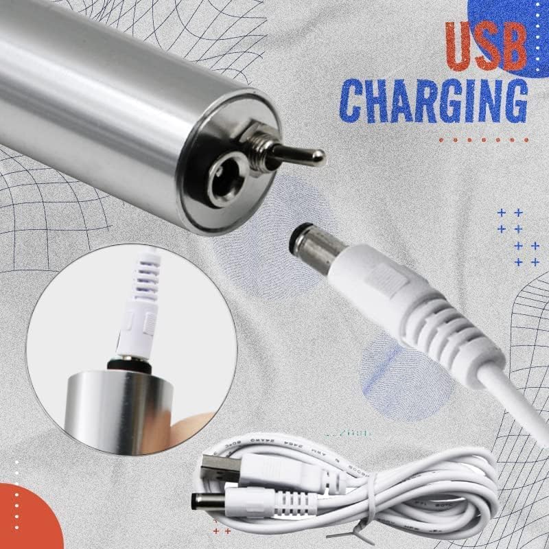 Mishrit Micro Electric Portable Hand Drill Set, Mini Pin for Arts & Crafts, Jewelry Making Miniature DIY Craft and Pendant Supplies Crafts Machine Along with 4 Multi-Purpose Needles - Image 3