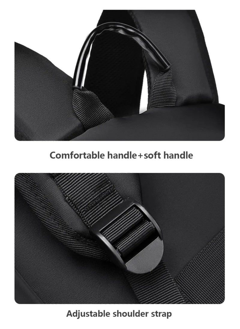 HIGH LINE STORE Swift Bag Backpack Water-Resistant Multi-Pocket Laptop Bag with Stylish Design for Daily Essentials, Navy Blue  - Image 4