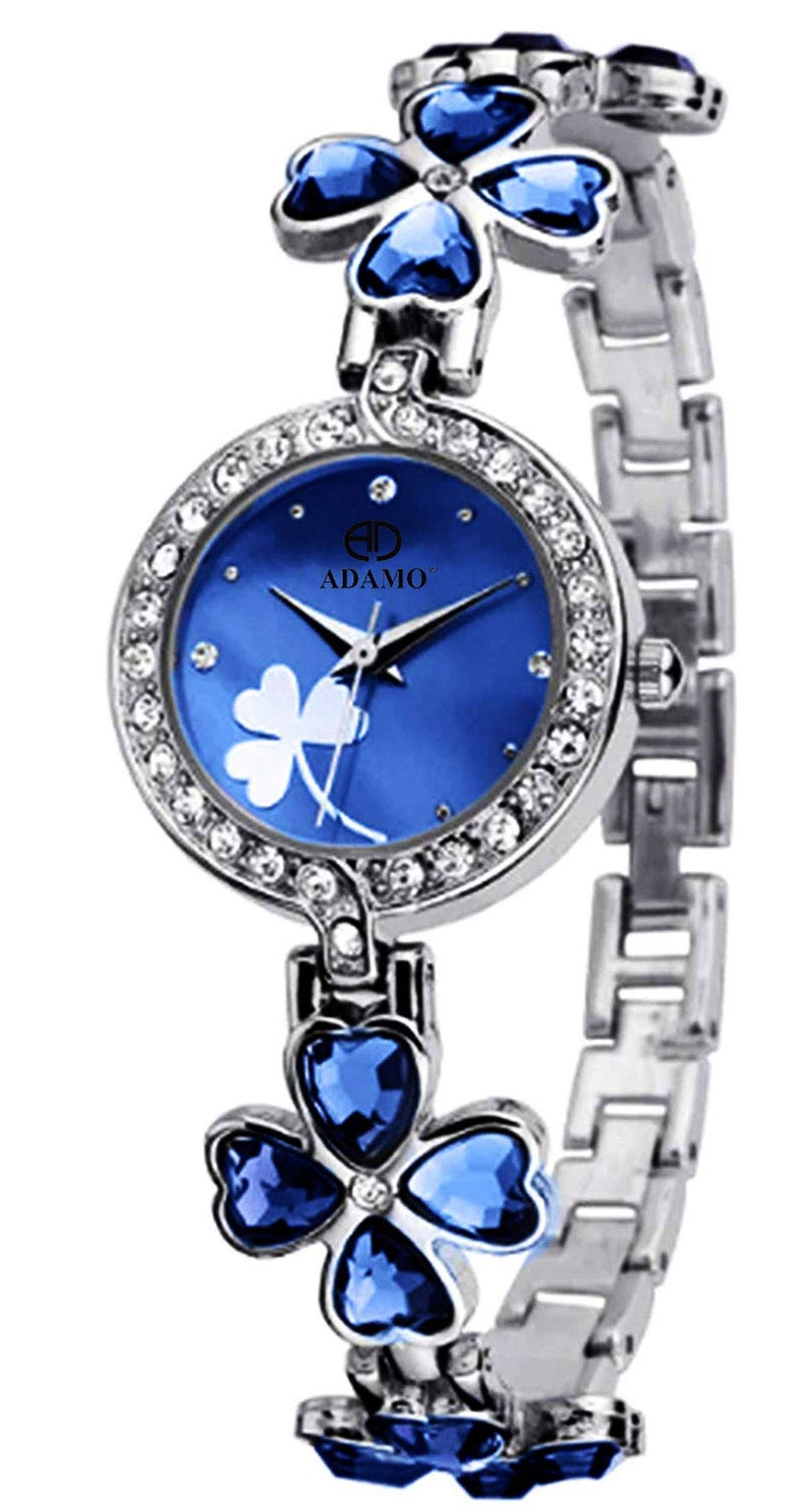 ADAMO Designer Blue Dial Women's & Girl's Watch 835SSM05 - Image 3