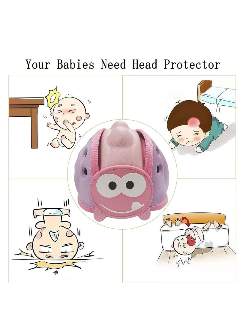 Baby Helmet for Crawing Walking,Soft Infant Safety Helmet,Baby Helmet 1-2 Years for Anti-Fall Head Protector