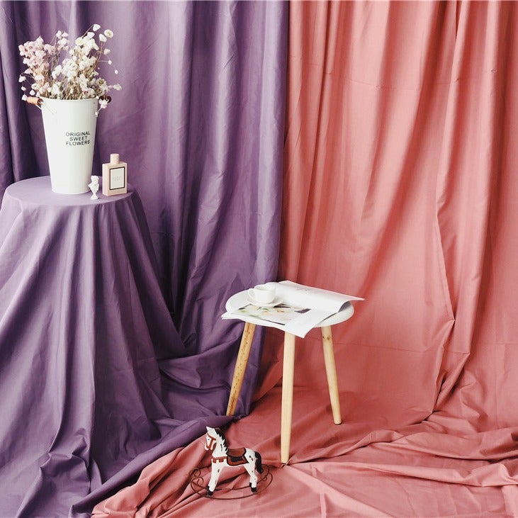 Ins White Hanging Cloth Pography Background Cloth Color Enlarge Pography 2.4 Meters Cloth Widened Cloth Net Red Live Solid Color 2 - Image 4