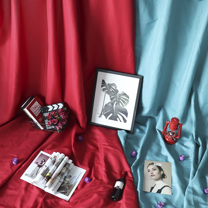 Ins White Hanging Cloth Pography Background Cloth Color Enlarge Pography 2.4 Meters Cloth Widened Cloth Net Red Live Solid Color 2 - Image 5