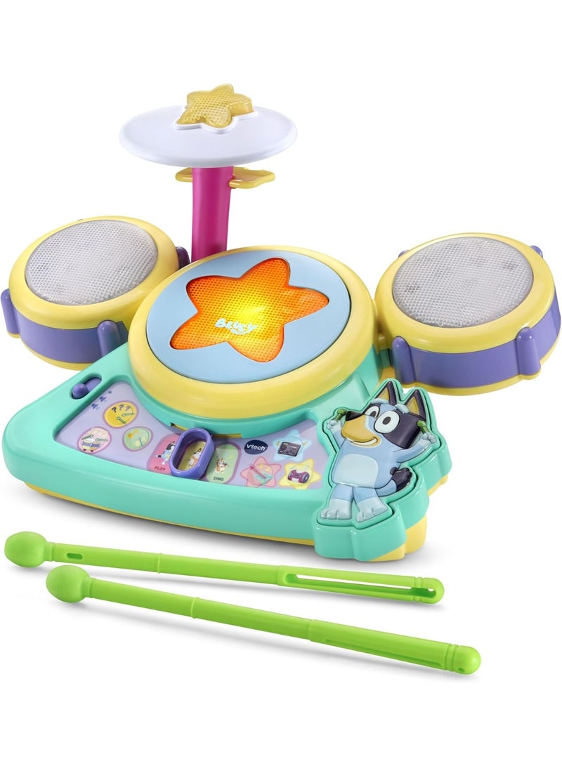 VTECH Bluey Hooray Drum Set VT80-573400 - Image 1