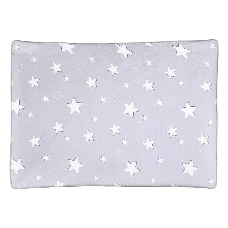 AHC Zikku Printed Dry Sheets for Baby Large Size Soft |Comfortable |Extra Absorbency|Fast Dry (100x140 cm, Grey, Star Print) - Image 2