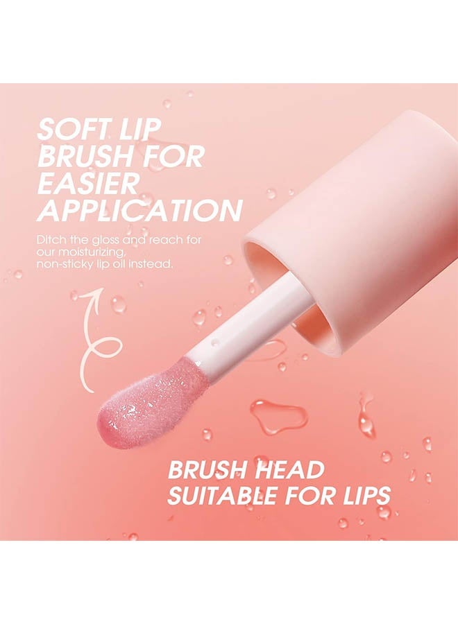 كيو آي بست ملمع الشفاه ، زيت الشفاه الممتلئ ، ملمع الشفاه المغذي ، مرطب الشفاه الملون ، مرطب الشفاه الملون ، العناية بالشفاه الشفافة ، فرشاة كبيرة ، بريق رأس بريق ، ملمع شفاه طويل الأمد مغذي غير لزج ، ملمع شفاه منعش - Image 5