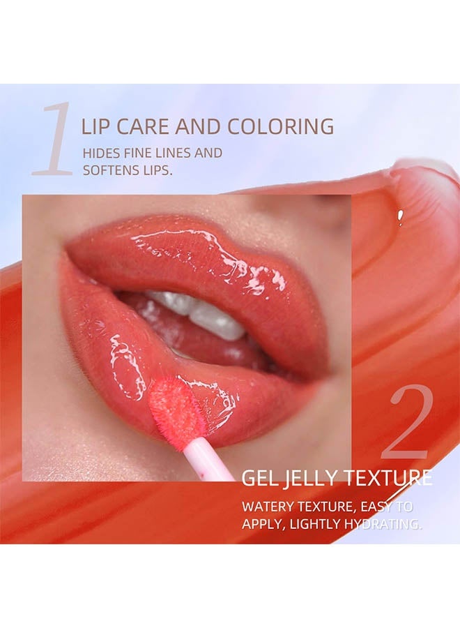 كيو آي بست ملمع الشفاه ، زيت الشفاه الممتلئ ، ملمع الشفاه المغذي ، مرطب الشفاه الملون ، مرطب الشفاه الملون ، العناية بالشفاه الشفافة ، فرشاة كبيرة ، بريق رأس بريق ، ملمع شفاه طويل الأمد مغذي غير لزج ، ملمع شفاه منعش - Image 4