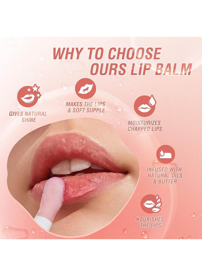 كيو آي بست ملمع الشفاه ، زيت الشفاه الممتلئ ، ملمع الشفاه المغذي ، مرطب الشفاه الملون ، مرطب الشفاه الملون ، العناية بالشفاه الشفافة ، فرشاة كبيرة ، بريق رأس بريق ، ملمع شفاه طويل الأمد مغذي غير لزج ، ملمع شفاه منعش - Image 3