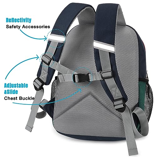 STEAMEDBUN Kids Backpack for Boys,Kindergarten Backpack for Toddler Boys Age 3-6 - Image 4