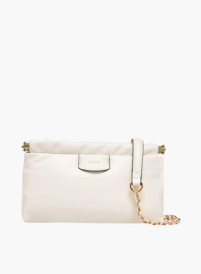 Celeste Solid Crossbody Bag with Chain Strap