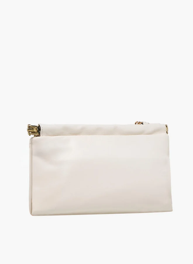Celeste Solid Crossbody Bag with Chain Strap