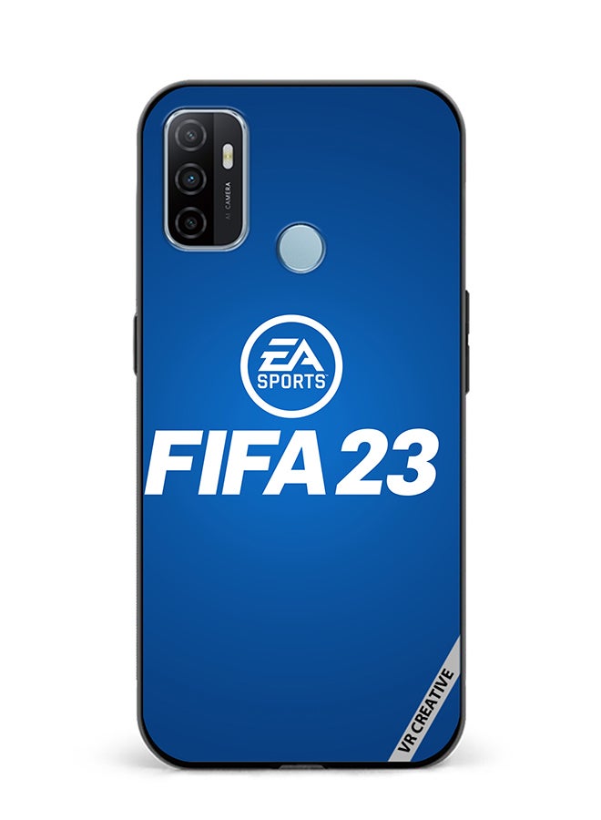 VR CREATIVE Protective Case Cover For Oppo A53 Fifa 23 Blue Ea Design Multicolour - Image 1