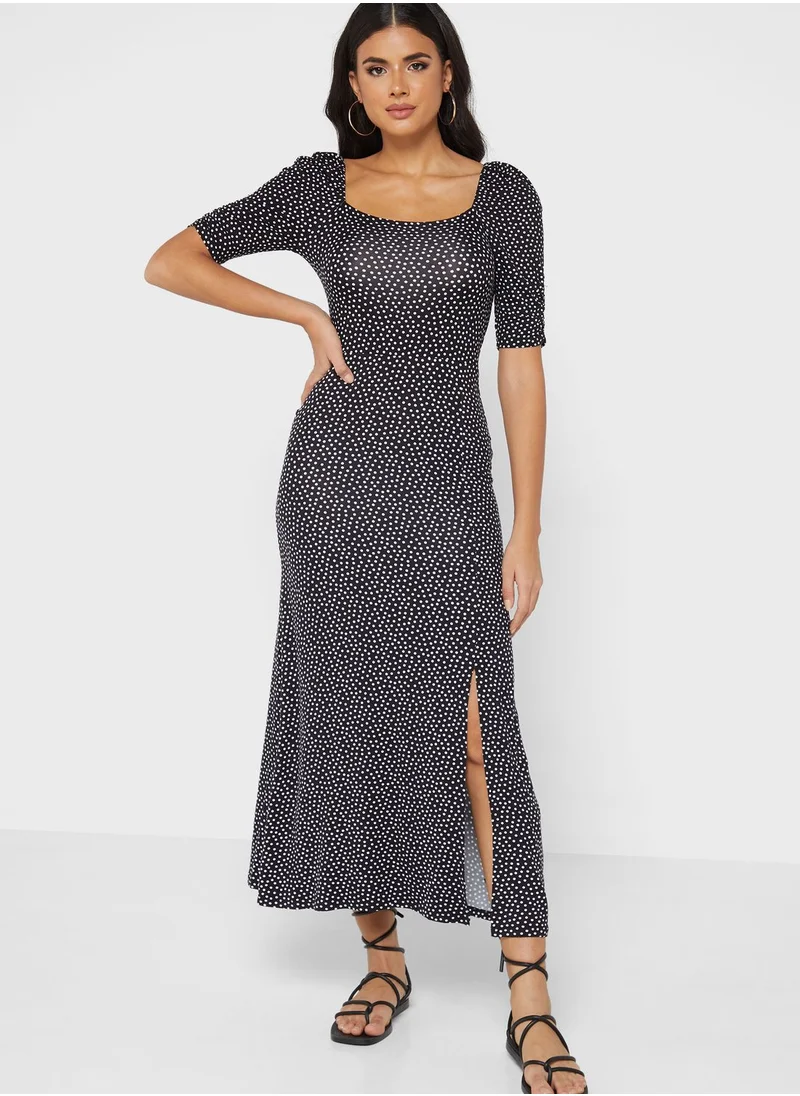 DOROTHY PERKINS Split Detail Floral Print Dress