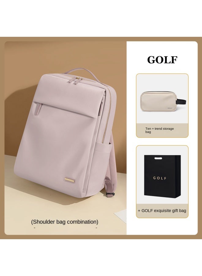 Golf Inch Laptop Backpack For Women, Casual Travel Backpack, Short Trip Rucksack, Unisex College Student School Bag - Image 2