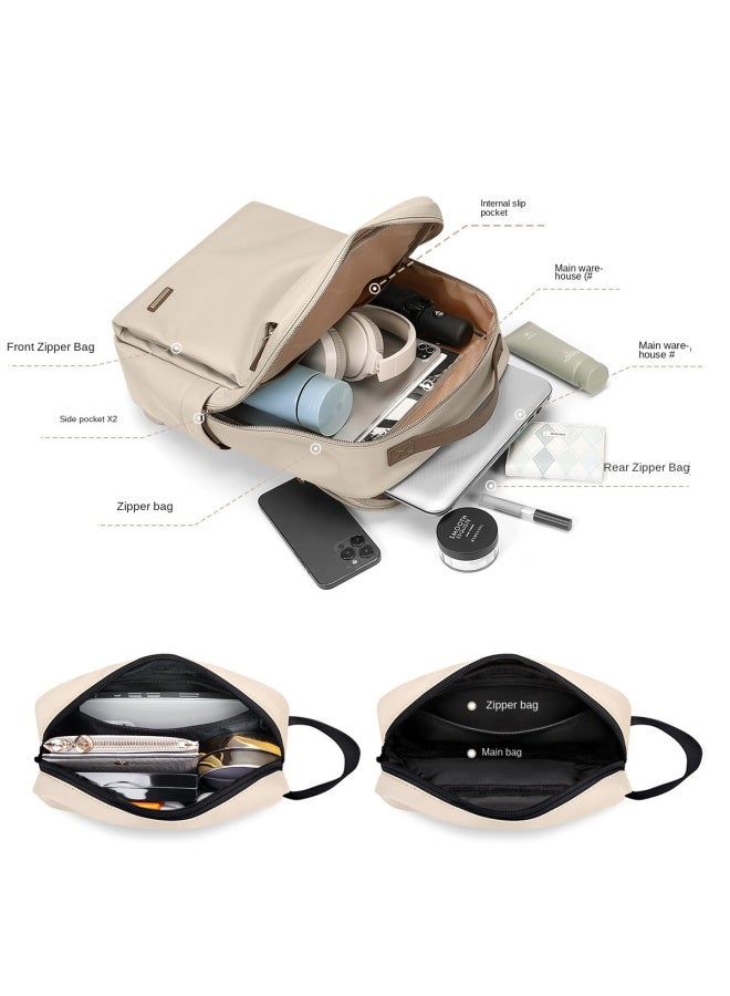 Golf Inch Laptop Backpack For Women, Casual Travel Backpack, Short Trip Rucksack, Unisex College Student School Bag - Image 4