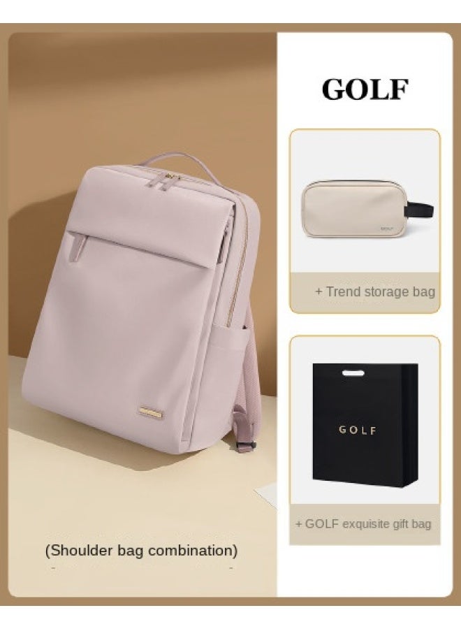 Golf Inch Laptop Backpack For Women, Casual Travel Backpack, Short Trip Rucksack, Unisex College Student School Bag - Image 1