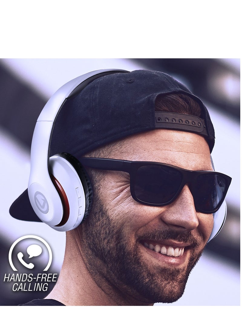 Volkano Impulse Series Bluetooth Headphones - White  - Image 2