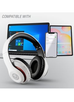 Volkano Impulse Series Bluetooth Headphones - White  - Image 3