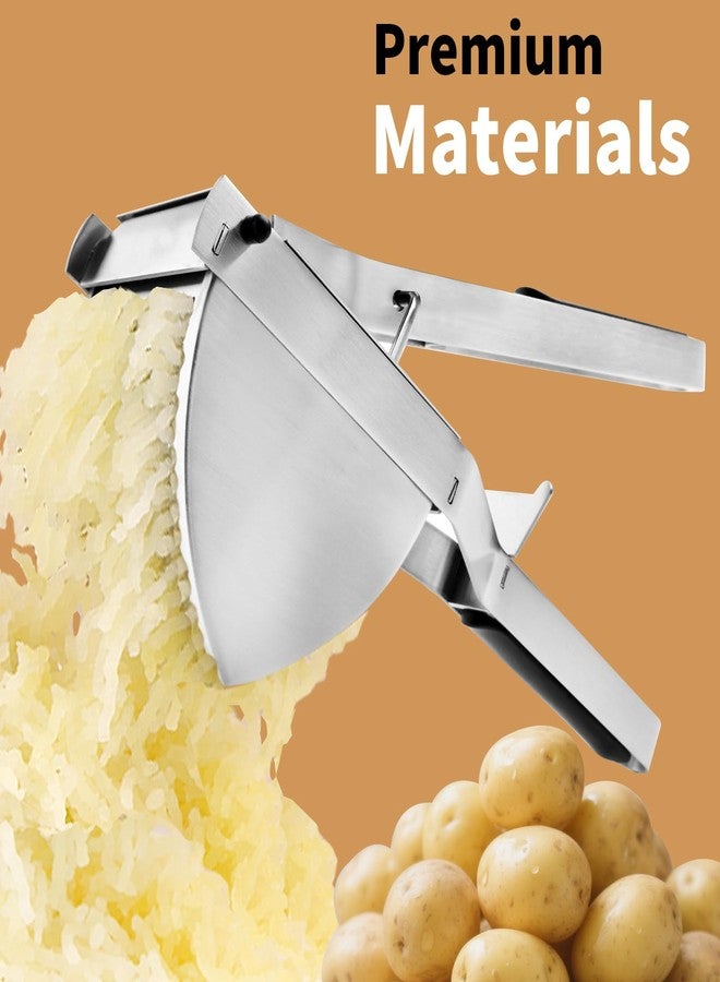 JETONN Heavy Duty Potato Ricer, Large 22oz Potato Masher, Stainless Steel Press and Mash Kitchen Gadget for Mashed Potatoes, Spaetzle Maker with Silicone Handle - Image 2
