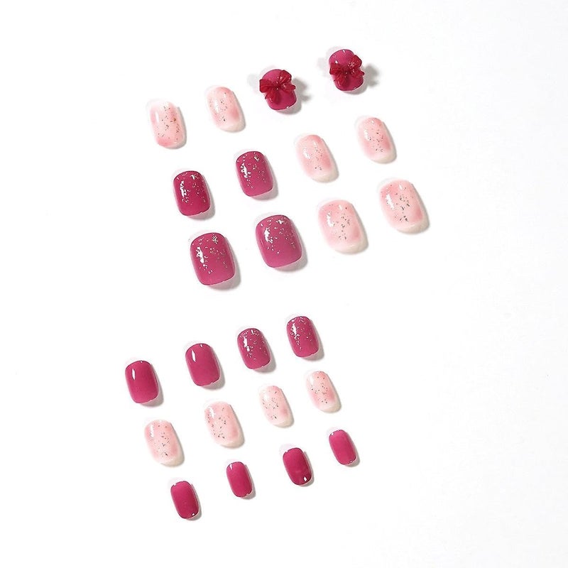ZOONA ZOONA 24PCS Everlasting French Nails Artificial Nails Art Set Lightweight Long Lasting Easy To Use Quick Fix For Festivals Special Occasions - Image 3