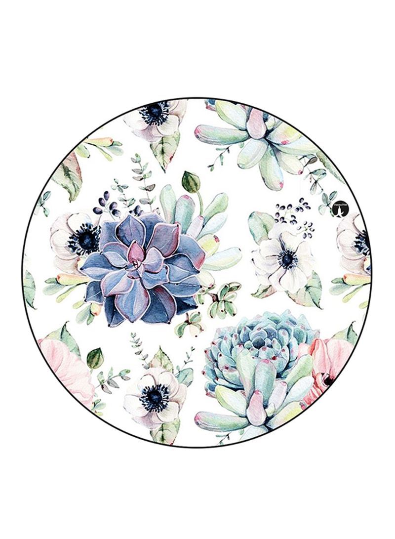 RKN Flowers Printed Mouse Pad  Multicolour