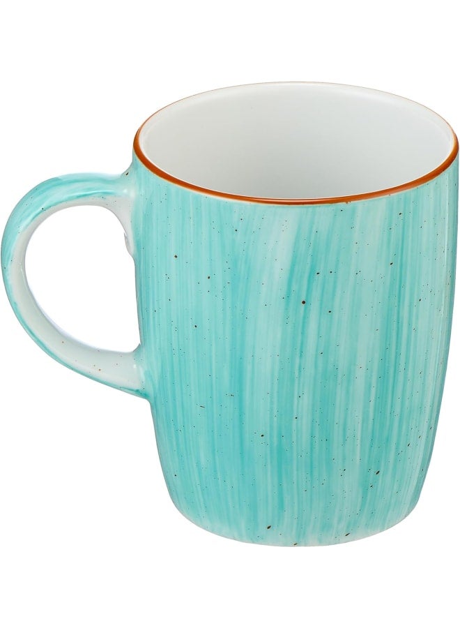 Zinnia Rosa By Zinnia Porcelain Art Folio Light Blue Coup Dinnerware Set – 30 Pieces (6 Dinner Plate-6 Soup Plate-6 Dessert Plate-6 Bowl-6 Mugs) - Image 2