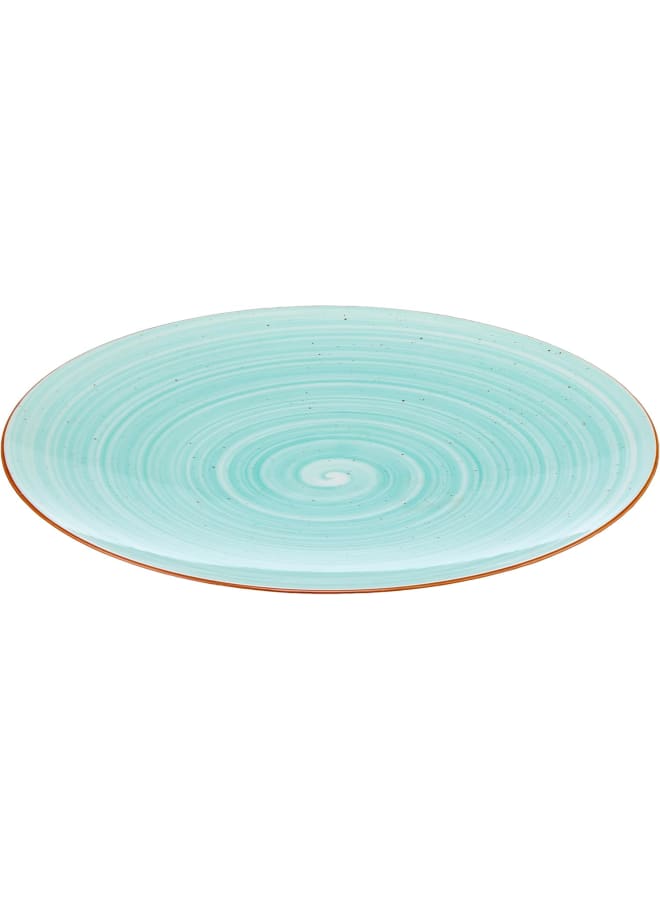 Zinnia Rosa By Zinnia Porcelain Art Folio Light Blue Coup Dinnerware Set – 30 Pieces (6 Dinner Plate-6 Soup Plate-6 Dessert Plate-6 Bowl-6 Mugs) - Image 4