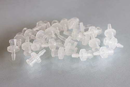BleedZone - Female Luer Lock Adapter - 1/8 "Hose Barb Fittings PP Polypropylene Hose, 25x Syringe Adapter for Laboratory Equipment, Luer Lock Syringe, Female Hose Connector, Luer Hose Barb Adapter - Image 2