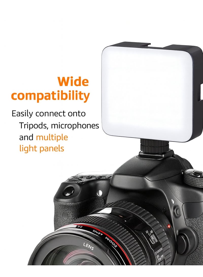 AY-49S Professional LED Selfie Light for Photography, 5.5W, 49 LEDs, 800 Lumens Brightness, 6000K Color Temperature - Image 4