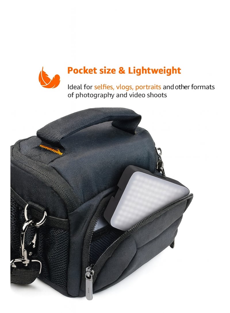 AY-49S Professional LED Selfie Light for Photography, 5.5W, 49 LEDs, 800 Lumens Brightness, 6000K Color Temperature - Image 5