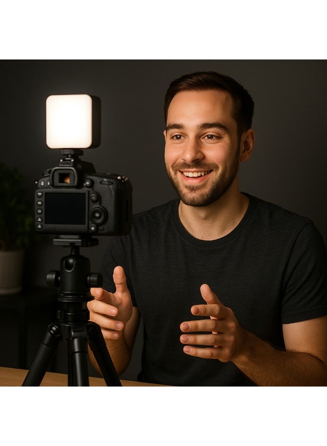 AY-49S Professional LED Selfie Light for Photography, 5.5W, 49 LEDs, 800 Lumens Brightness, 6000K Color Temperature - Image 3