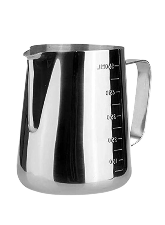 FALMER Stainless Steel Milk Frothing Pitcher for Latte, Cappuccino, Barista Tool (350ml-Silver) - Image 1