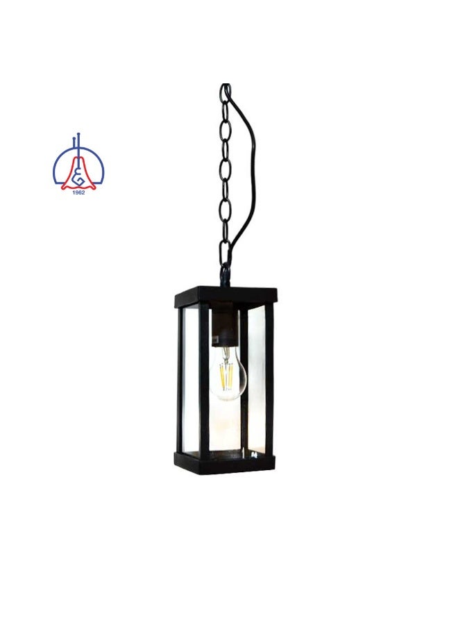 AL SALHIYA LIGHTING Outdoor Hanging Light E27 A512-H - (Black) - Image 2