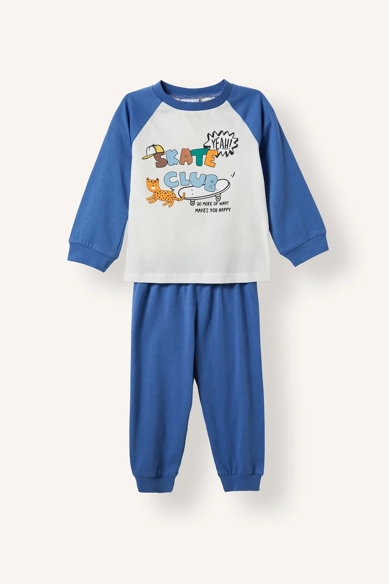 2 piece Regular Fit Knitted Pyjamas