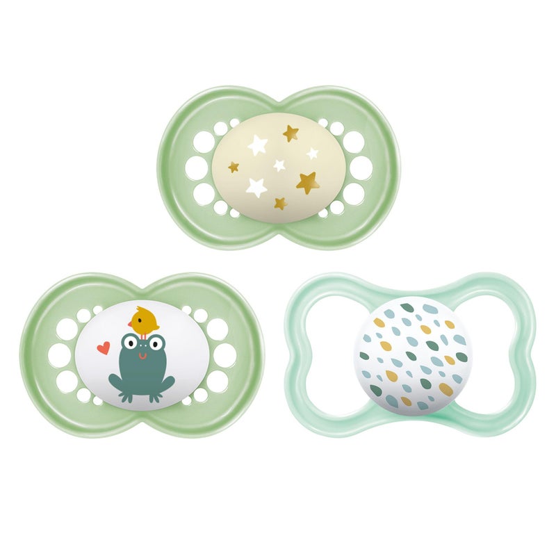 Pacifier 16 Months Variety Pack 1 Original 1 Air 1 Night Pacifier Unisex 3Count