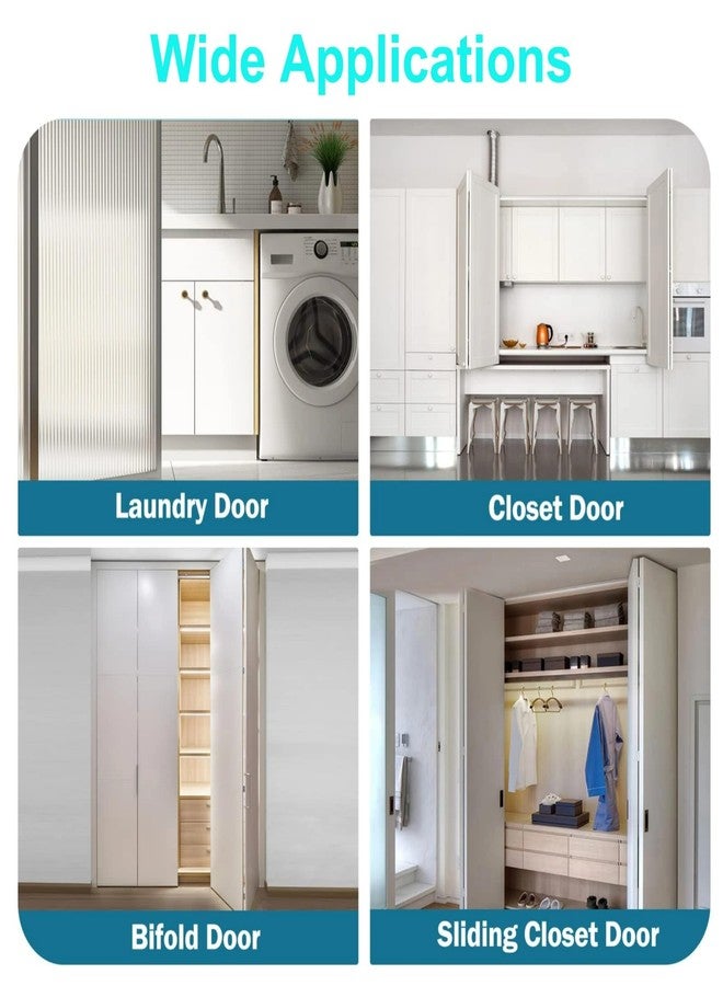 Warmtree Bifold Door Hardware Repair Kit - Ideal Replacement Parts for Bi - fold & Sliding Closet Doors, Includes Top & Bottom Brackets, Pivots & Guides Wheel for Folding Pocket & Accordion Doors - Image 5